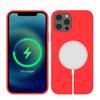 For iPhone 12 Pro Max Compatible with MagSafe Liquid Silicone Phone Back Cover (No Logo)