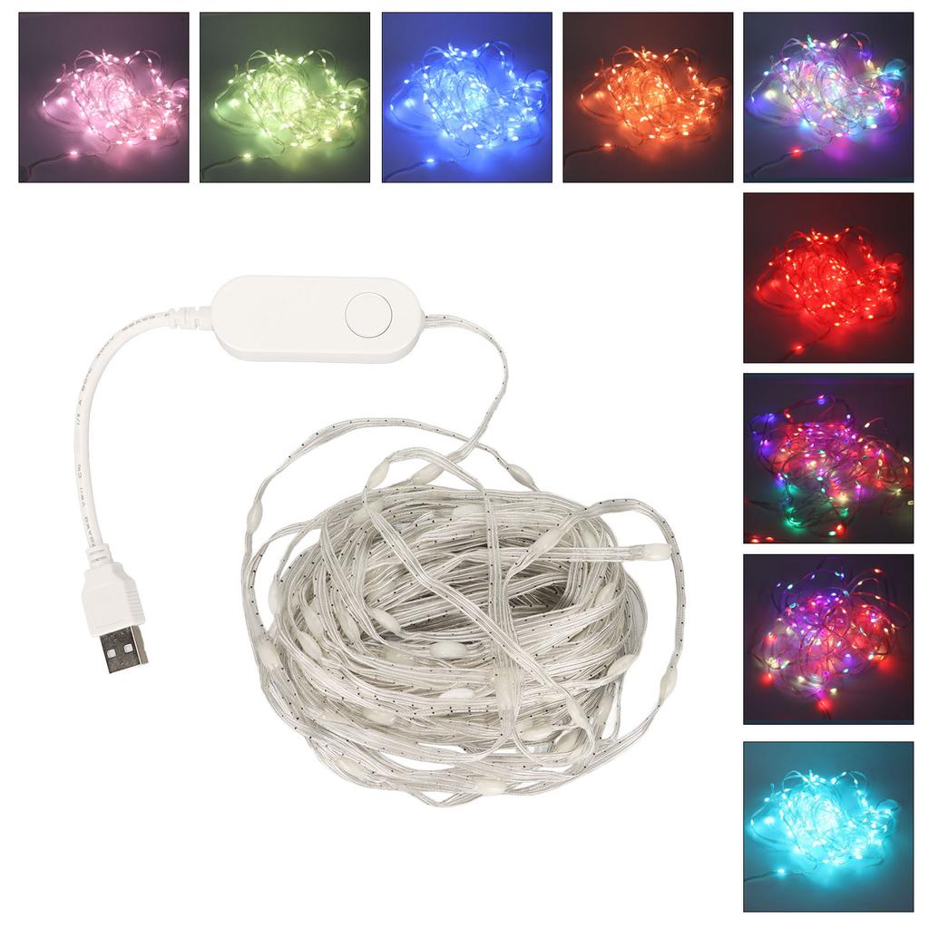 Fairy String Lights Bluetooth Dimming Smart APP Remote Control USB Color Changing LED Fairy Lights