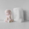 Girl Candle Silicone Mold for Handmade Desktop Decoration Gypsum Epoxy Resin Aroma Candle Mould for Home Decorations