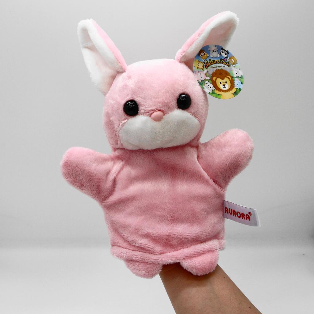 Aurora World Plush Hand Puppet Rabbit