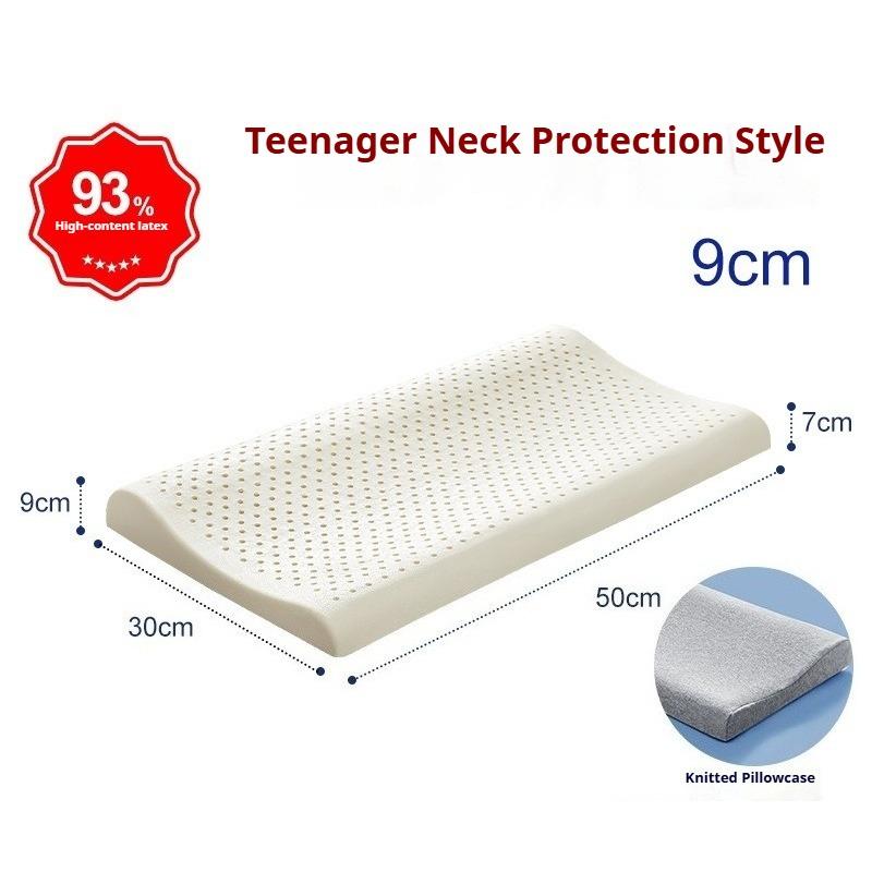 Natural Latex Pillow Orthopedic Cervical Support for Adults Sleeping Aid Pillow Core Healthy Birthday Gift & Home Essential