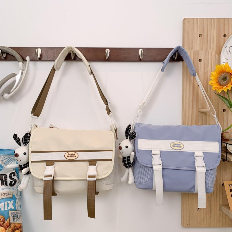 Japanese Style Student Single Shoulder Bag Women Cross-border All-match Messenger Bag Large Capacity Casual Commuter College Student Sling Bag