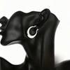 1 Pair Classic Hoop Earrings-Minimalist Geometric Design, Premium Textured Plating |/Daily Accessories/Affordable Luxury Jewelry