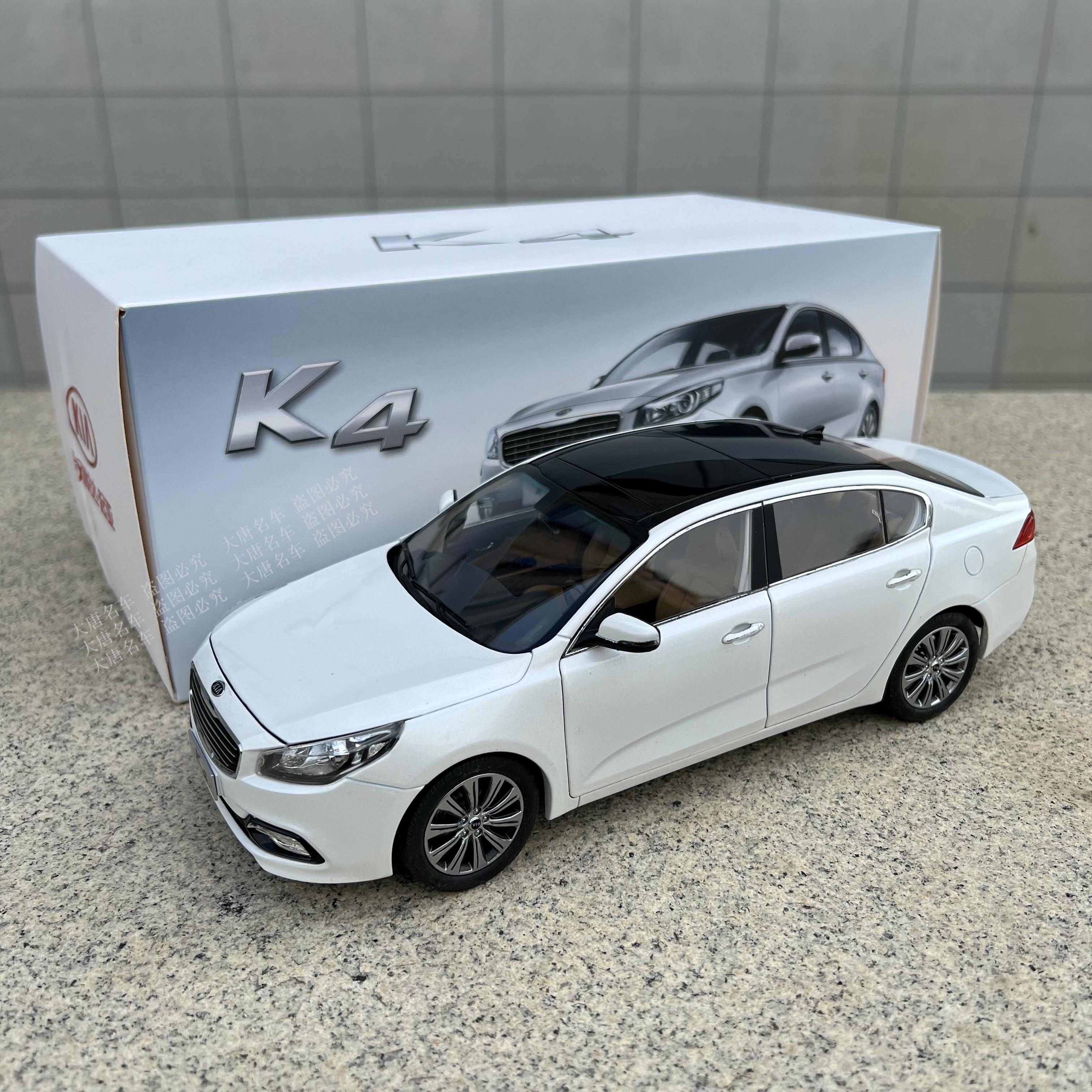 

1:18 КИА К4 2014 Сплав Автомобиль Литой Металл Игрушечная Модель Автомобиля Симуляция Коллекция Детские Подарки