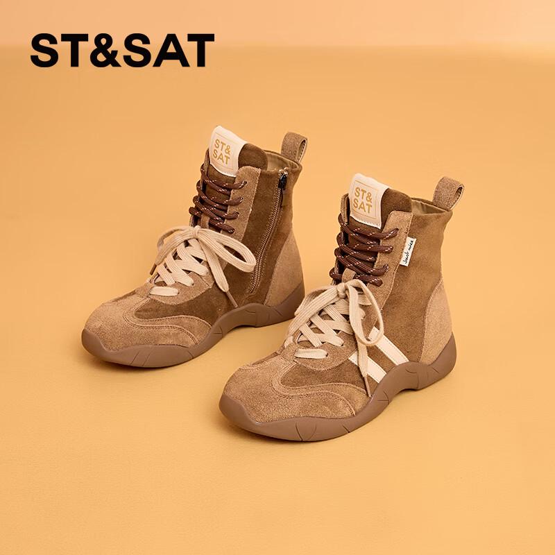 Women s Retro Genuine Leather Martin Ankle Boots 39 коричневый