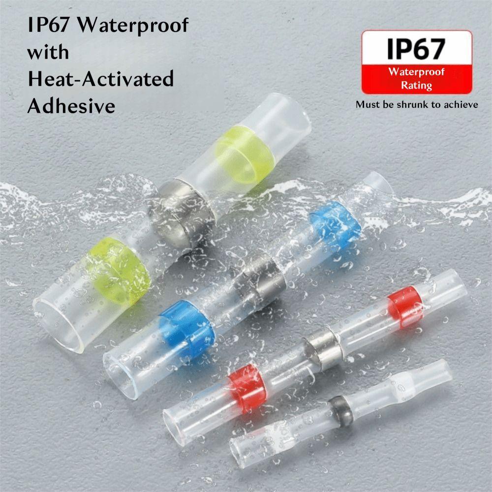 

200pcs Insulated Heat Shrink Wire Connectors Waterproof Crimp Connector Circuit Layout