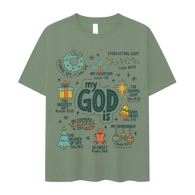 

Humor T Shirts My God Harajuku Short Sleeve Tees Jesus Tee Christian Holiday High Quality Tshirts Funny Causal Clothes Teenagers 4XL