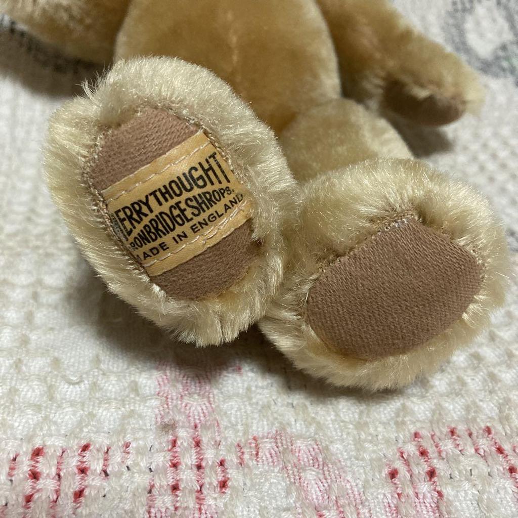 [USED] Merrythought Vintage Teddy Bear Plush Toy, Pre-owned