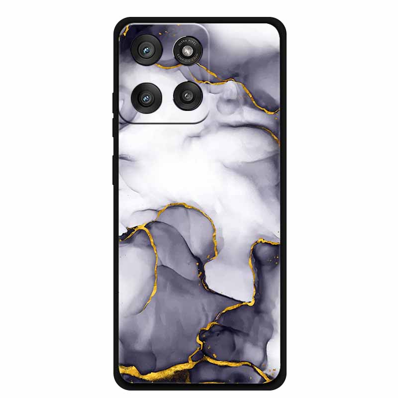 For Motorola Edge 60 Stylus Case Marble Painted Silicone Back Cover Case for Edge 60 Stylus Case Back Coque Edge 60 Stylus Cases