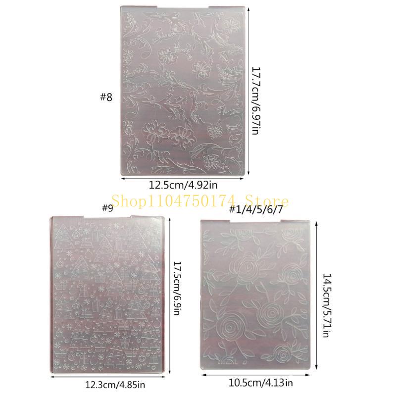 Decorating Mold Plastic Stamp Stencils Scrapbook Paper Card Album Making Tool Top Sale