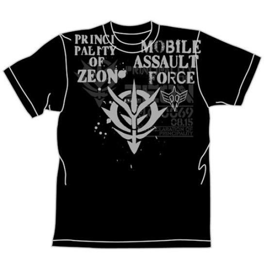 [COSPA] Gundam Mobile Assault Force T-Shirt, Black, Size M