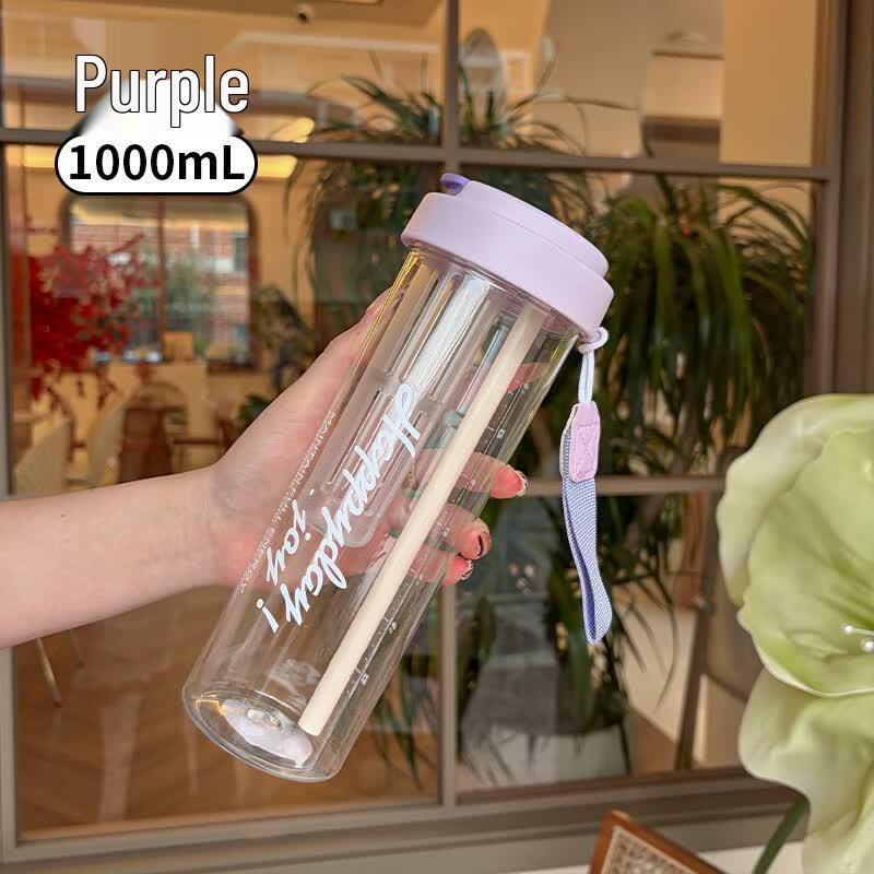 Shangqi Kids Straw Water Bottle