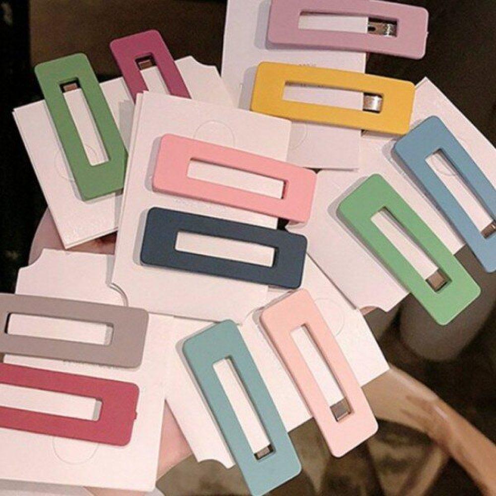 

Mno New Casual Hair Accessories Fashion Decoration Women s Snap Clip Hairpin Popular Tau Pink