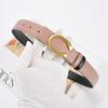 Four Seasons Available New Simplified Version Double Sided Buckle Belt Alloy Women'S Belt Fashion Versatile Leather Decorative Thin Belt