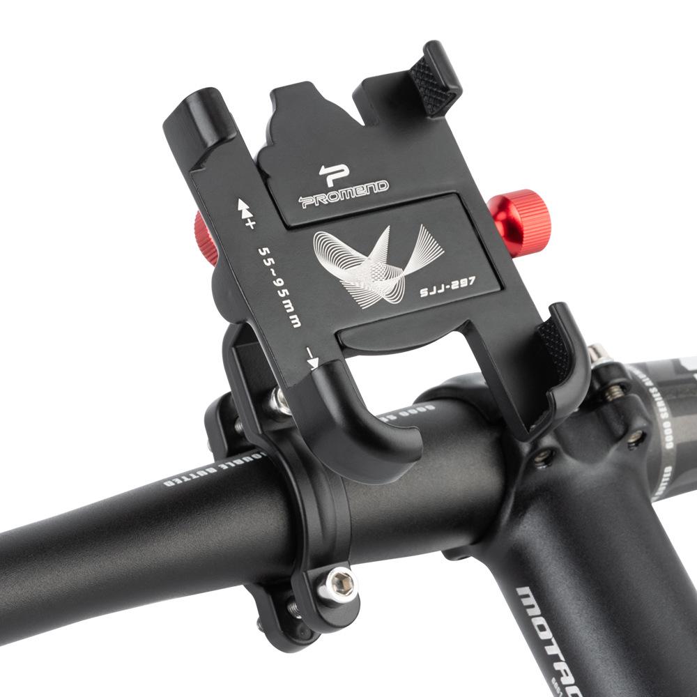 Aluminum Alloy Rotating Bicycle & Scooter Phone Holder - Adjustable Front & Rear Mount