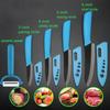 Ceramic Knives Kitchen Knives Set 3 4 5 6 Inch Chef Knife Cook Set Chef Utility Slicer Vegetable Peeler White Zirconia Blade