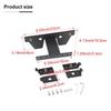Car Metal Front License Plate Holder Bracket  Fit For Dodge Challenger 2009-2014 Exterior Accessories