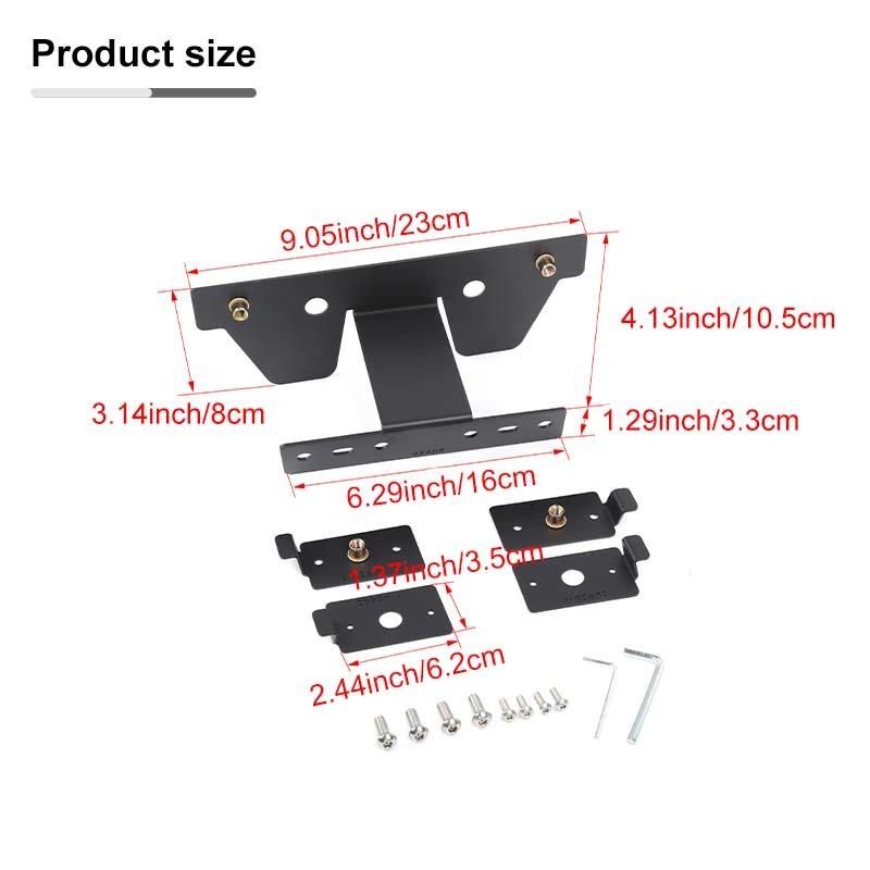 Car Metal Front License Plate Holder Bracket  Fit For Dodge Challenger 2009-2014 Exterior Accessories