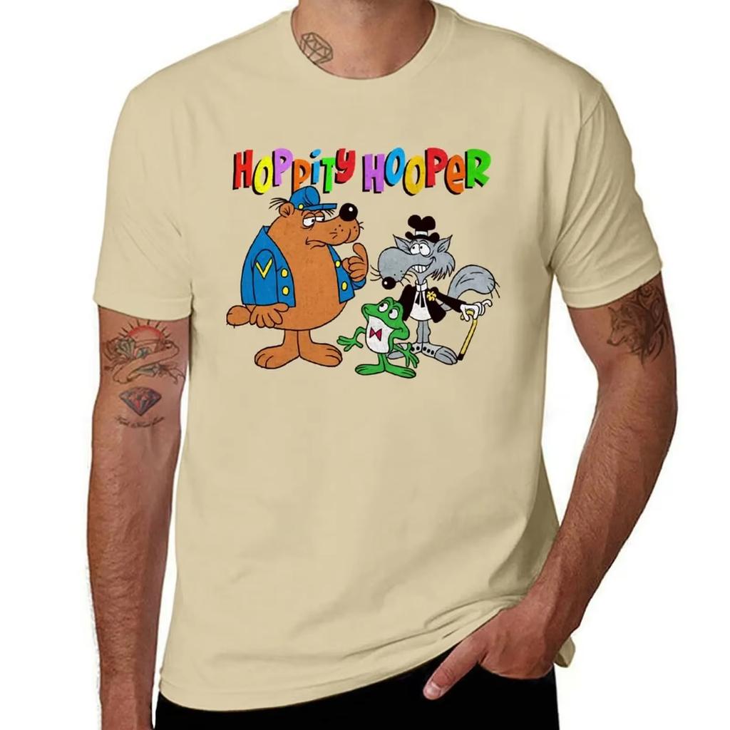 Needed Gifts Tribute To Jay Ward Hoppity Hooper and Friends Cartoon Characters Graphic for Fans T-Shirt for  Men Top Tee Clothes