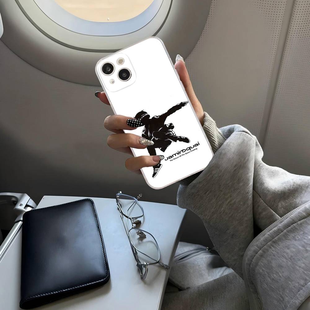 Rock Band J-jamiroquais For IPhone 11 12 13 14 15 16 17 Pro Max Plus Air Transparent Clear Shockproof Case