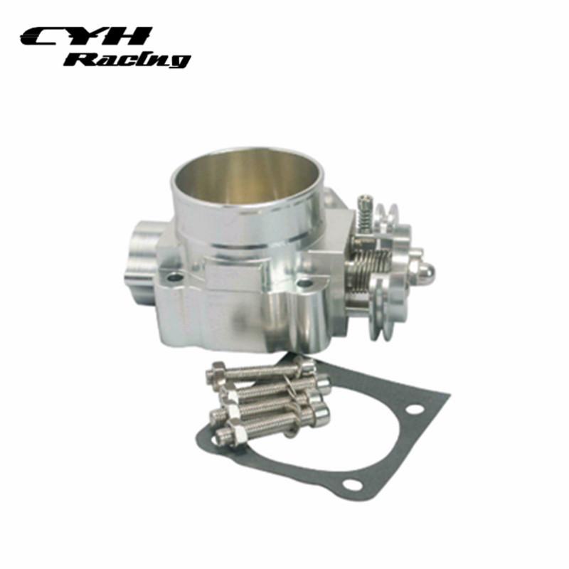 70MM Intake Manifold Aluminum Throttle Body For Mitsubishi Lancer Evo 1 2 3 4G63T 92-95