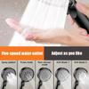 Five-mode high-pressure shower head, adjustable shower head with hose, water-saving, one-button nozzle stop.
