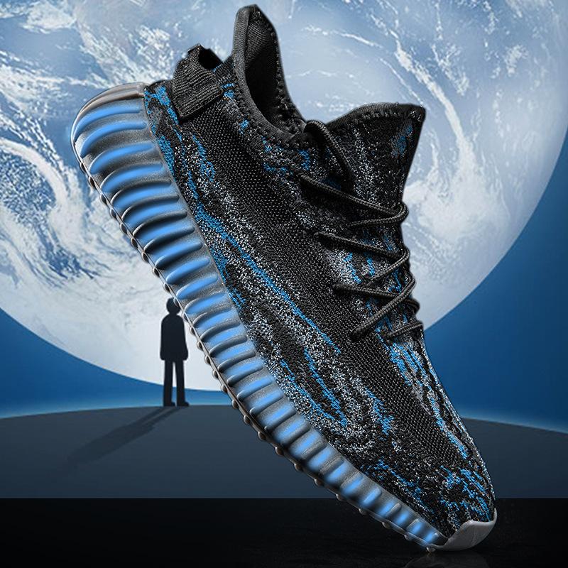 

Летняя кокосовая обувь мужская легкая с мягкой подошвой дышащая сетчатая беговая обувь спортивная и повседневная обувь 46