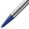 LAMY Logo Matte Blue Ballpoint Pen Elegant and Durable Stainless Steel Ballpoint Pen Medium Line Width Includes LAMY M 16 Refill - - - High-Yield