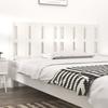 VidaXL Headboard White 185.5x4x100 Cm Solid Pine Wood 818006