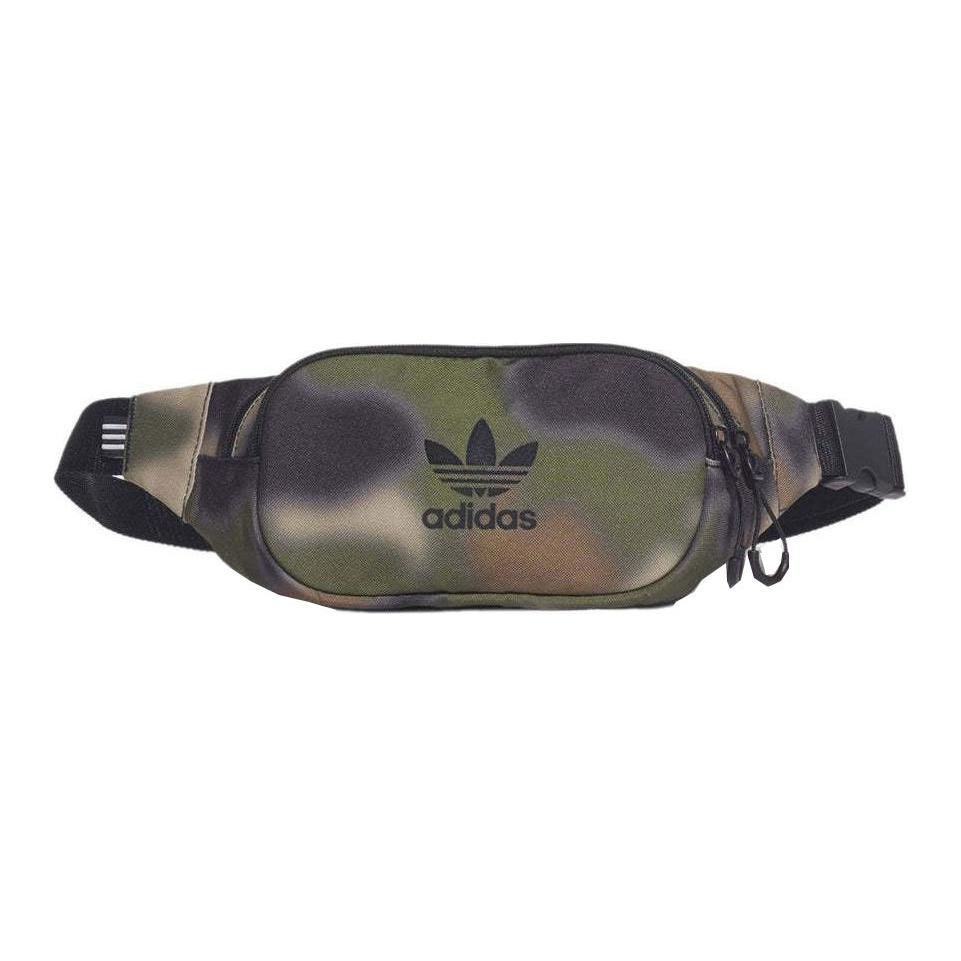Adidas Originals Fashion Casual Versatile Recycled Polyester Waist Bag Unisex bags Camouflage GN3187 Camouflage