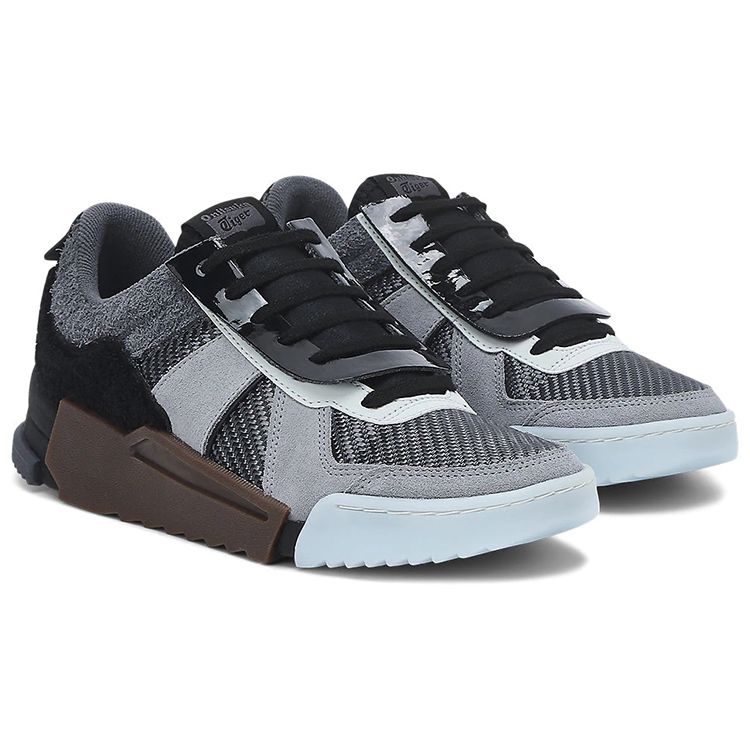 Onitsuka Tiger D-Trainer Slip-On Sheet Rock Black Unisex Low Top Knit Sock Lifestyle Sneakers 1183A583-023