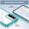 For Samsung Galaxy A56 5G Phone Case WANLONFENG XC Series TPU Acrylic Cover with Tempered Glass (Big Lens Hole)