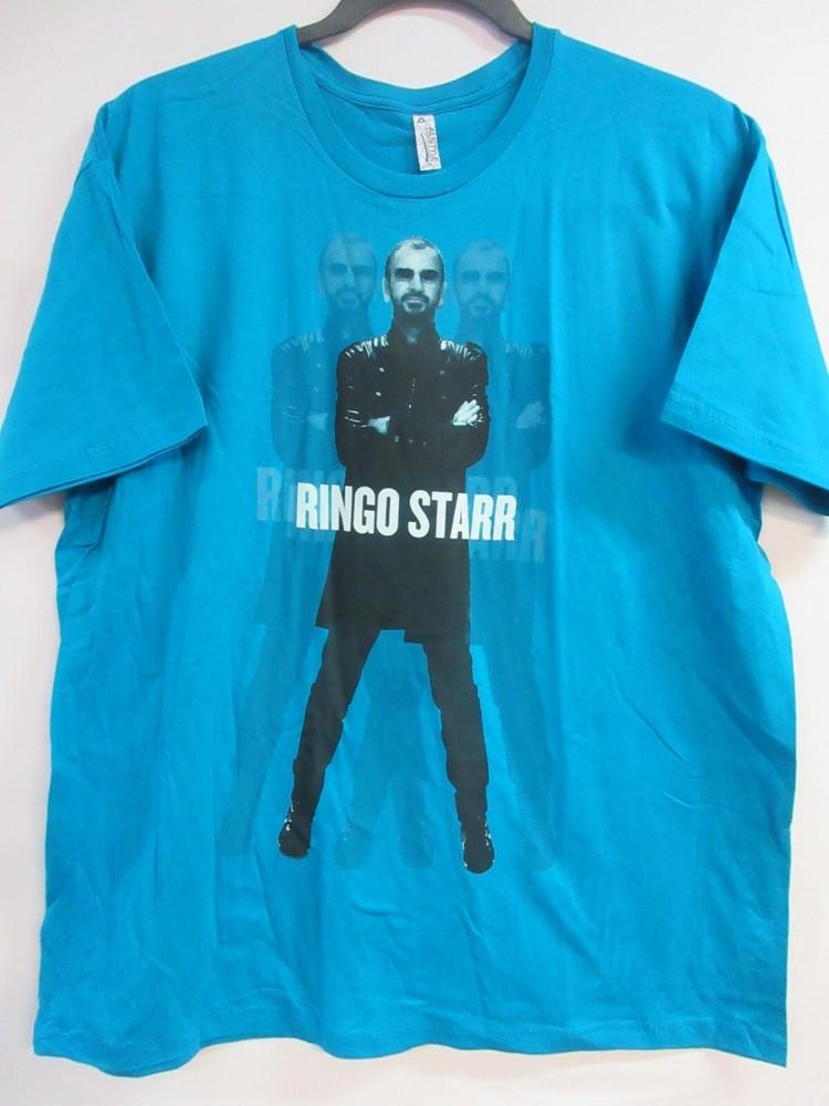 RINGO STARR OFFICIAL MERCH  TRIPLE PIC BAND CONCERT MUSIC   2XL / XXL Unisex T-Shirt XXXXL