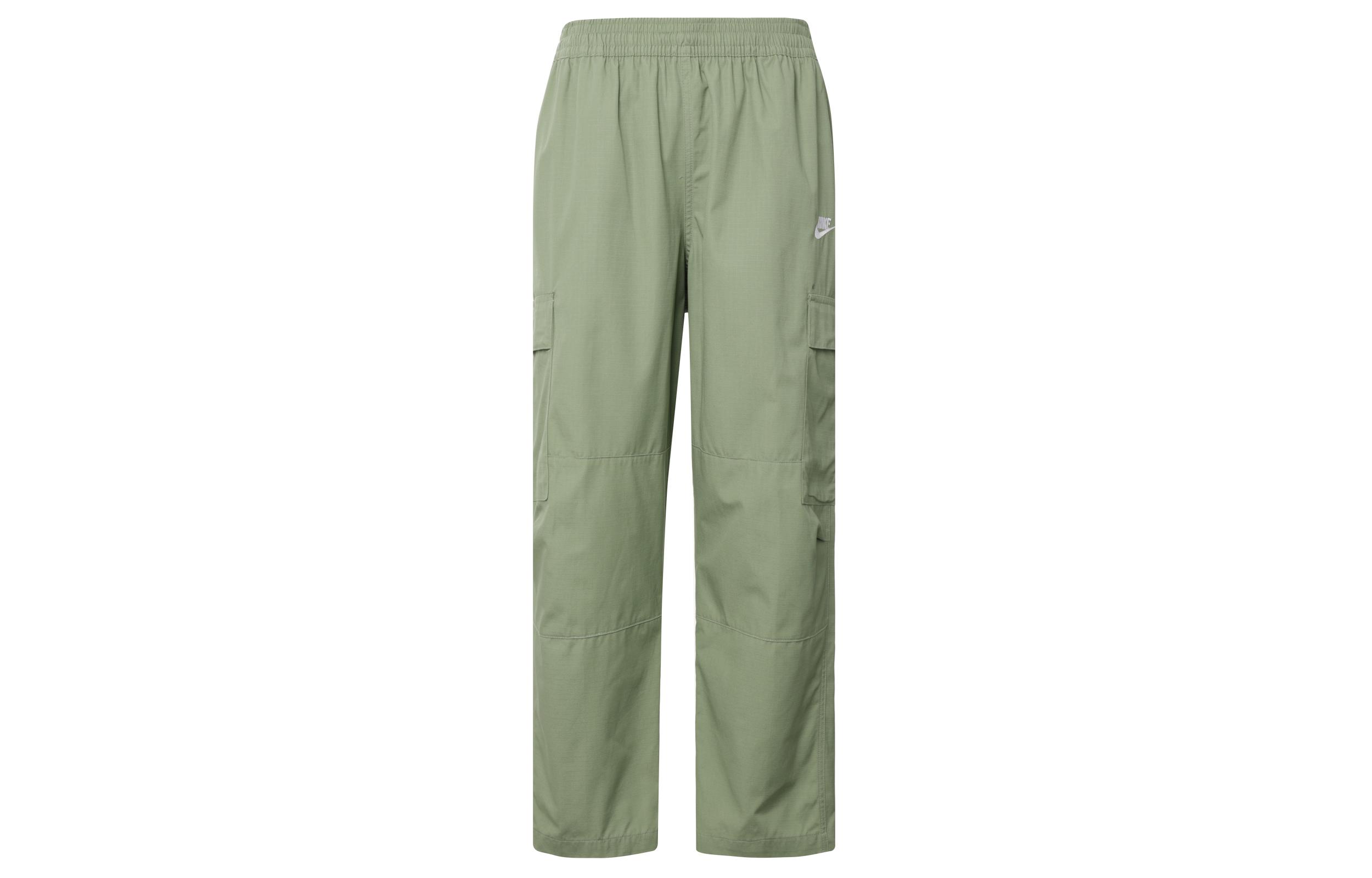 Nike Casual Pants Men s Oil Green Moderate Straight Fit Pants DX0614-386 XXL