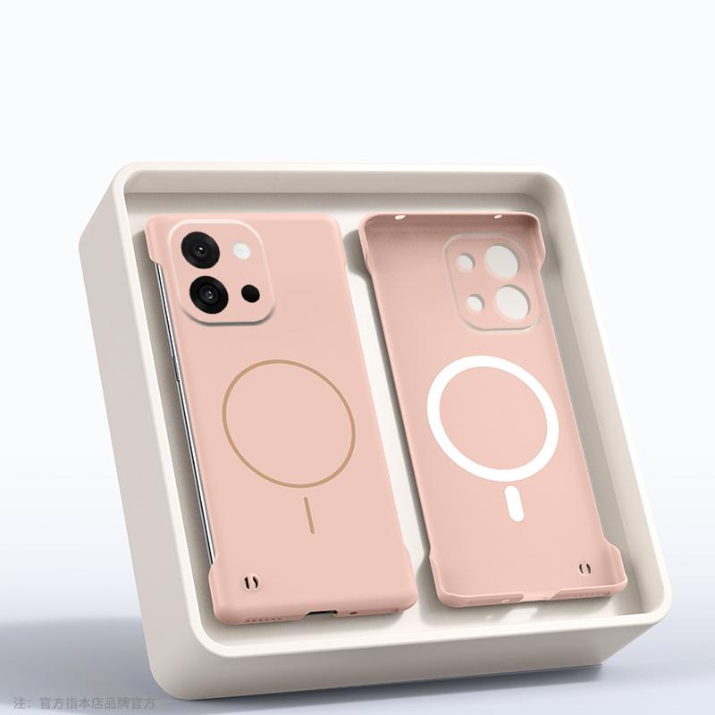 Solid Color Frameless Magnetic Phone Cover For OnePlus 13T 13R 13 12R Ace 5 3 Slim Shockproof Hard PC Wireless Charge Case