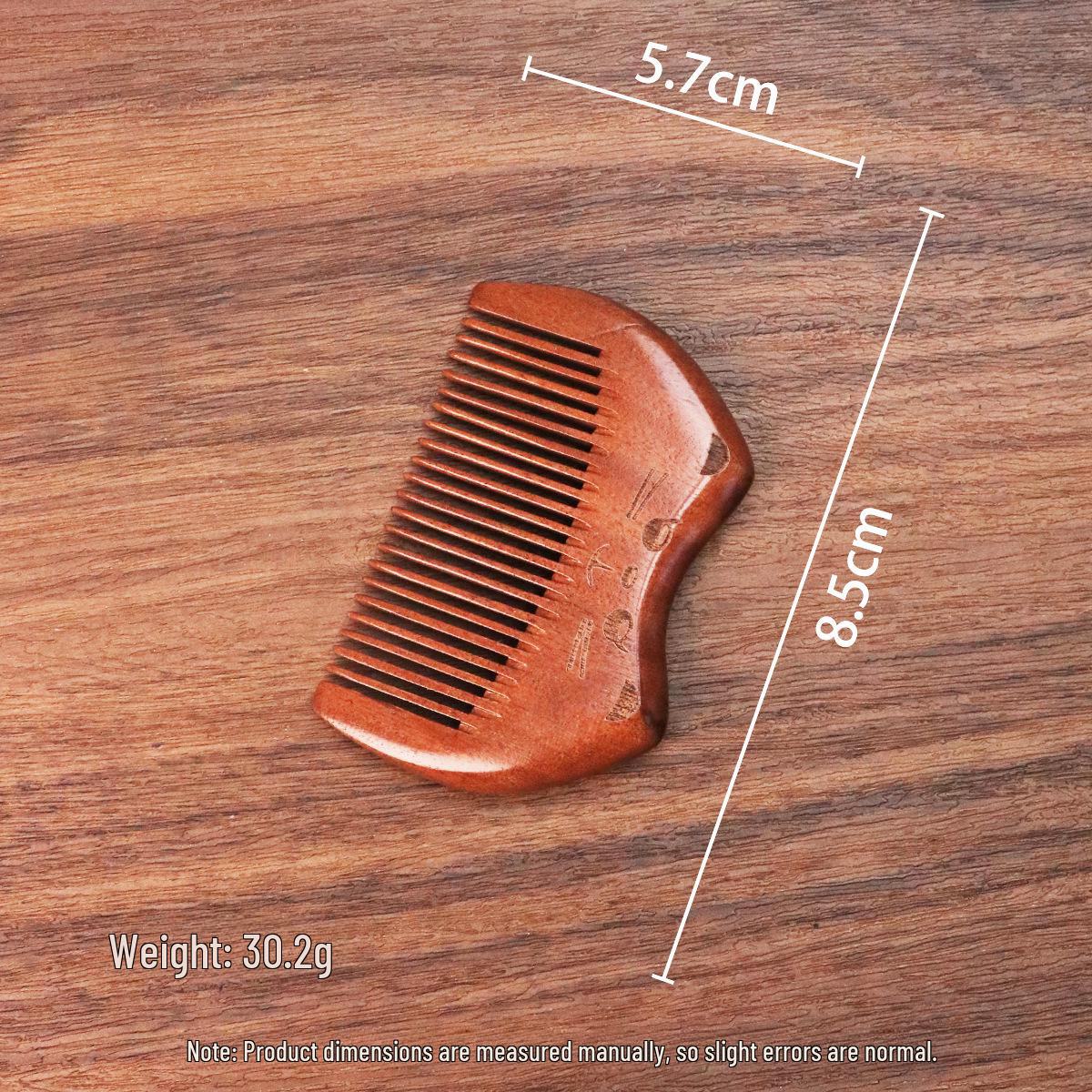 

Натуральная гравированная деревянная расческа – антистатическая, унисекс массажная расческа от выпадения волос