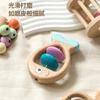 Wooden Children's Toy Baby Color Hand Bell Five-piece Bed Bell Music Early Education To Appease Baby Musical Instruments