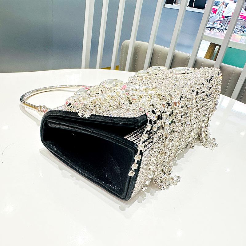 Rhinestone Dinner Bag Guangzhou Fringed Personalized Handbag Fashion Chain Shoulder Bag Designer Wallet