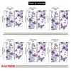 2pcs,2D plane printing Creative Curtains Lavender Flight Polyester Woven (without rod) Room Decor Ldeal for Bedroom, Living