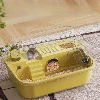 Large Luxury Hamster Cage Acrylic Hamster House Spacious Villa for Golden Hamster Pet Supplies