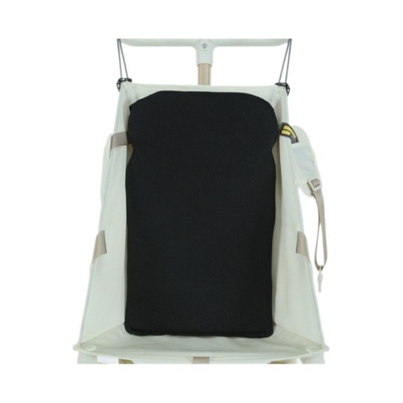 

Lightweight Infant Carriage Backrest Panel Comfortable Back Support Pad Compatibility with Various Pocket Strollers чорний