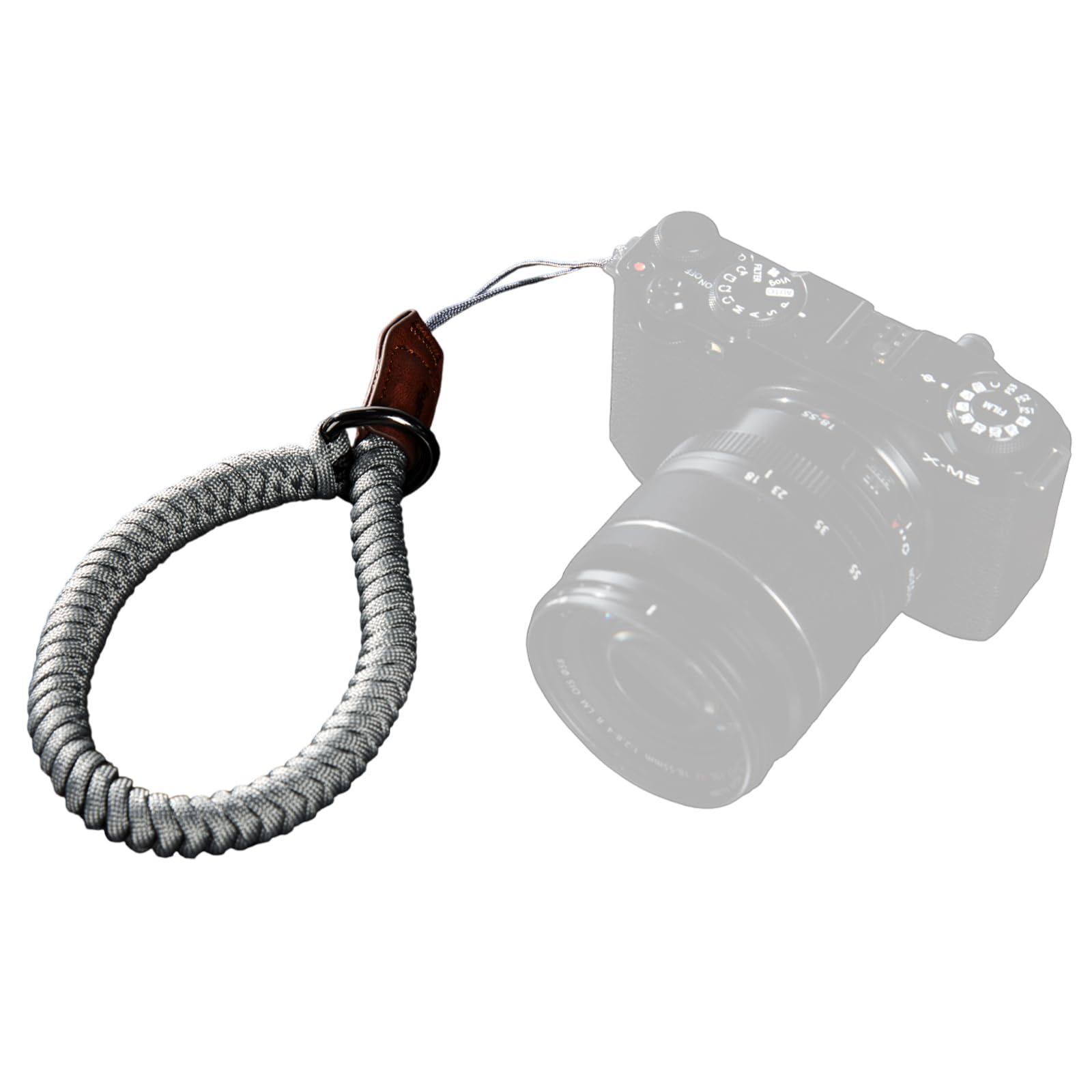 

SmallRig Camera Wrist Strap, Universal Braided Camera Hand Strap for DSLR, Mirrorless Cameras, Adjustable Safety Strap (Grey) 5055