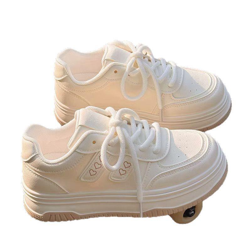 Little white shoes women's spring and autumn women's shoes 2025 new versatile shoes casual board shoes platform sports shoes sports shoes