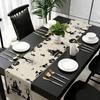 Anti-Slip Table Runner Ghost Pumpkin Bat Placemat Horror Tablecloth  Dining Table
