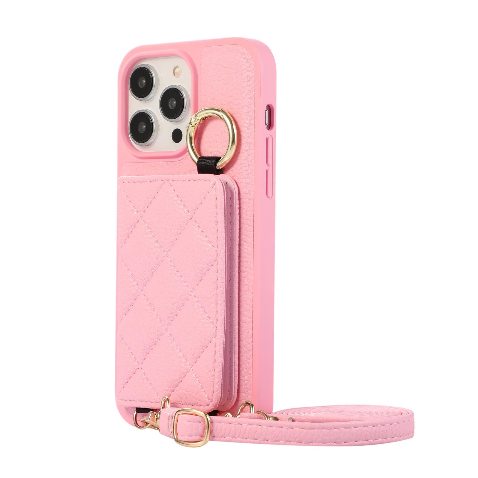 

Подходит для iPhone 15 Pro Чехол для телефона Вставка для карты 14 Plus Crossbody с зеркальным кольцом Сетка Защитный чехол iPhone15ProMax военно-воздушные силы синий