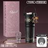 Ceramic double drink coffee cup large capacity portable straw thermos cup light luxury high sense gift box gift cup