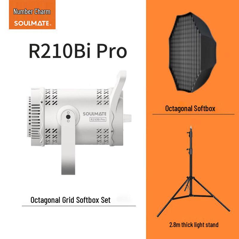 SOULMATE R210Bi Pro 200W Bi-Color COB LED Video Light