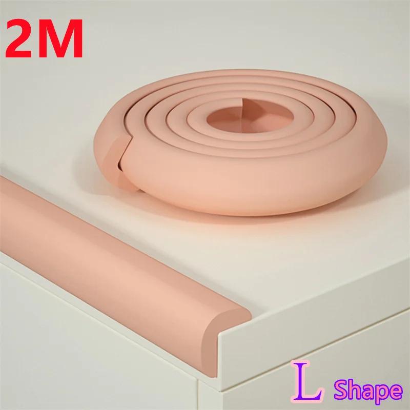 2M Baby Safety Corner Protector Solid Color Edge Guards for Childproofing Home Furniture Corners Table Angle Protection Tape