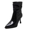 High Heels Women Ankle Boots Sexy Pointed Toe Shoes Winter Designer Pumps 2024 Fashion New Trend Gladiator Goth Chaussures Lady