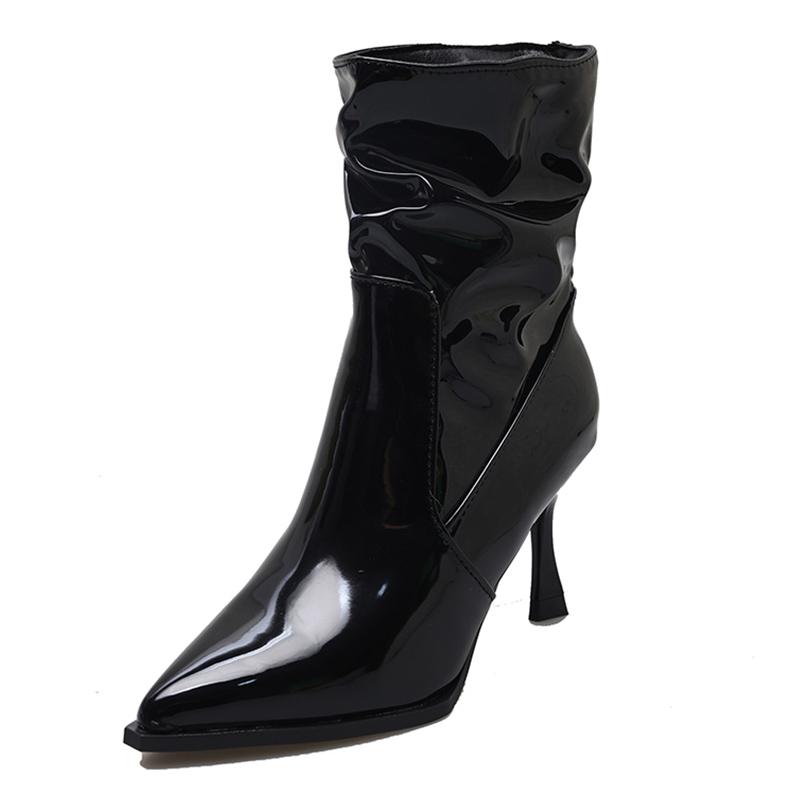 High Heels Women Ankle Boots Sexy Pointed Toe Shoes Winter Designer Pumps 2024 Fashion New Trend Gladiator Goth Chaussures Lady